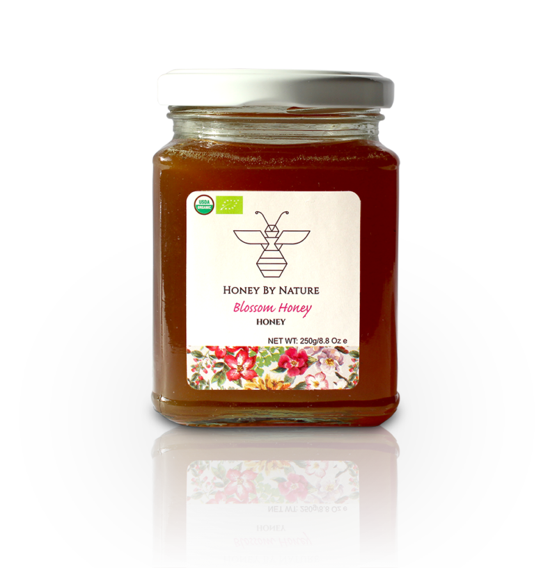 Honey by Nature - Organic Blossom Honey 250g/ 8.8 Oz
